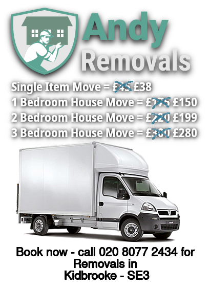 Removals Price discount for Kidbrooke